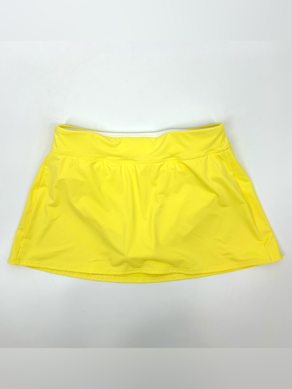 Lands End Swim Skort Yellow